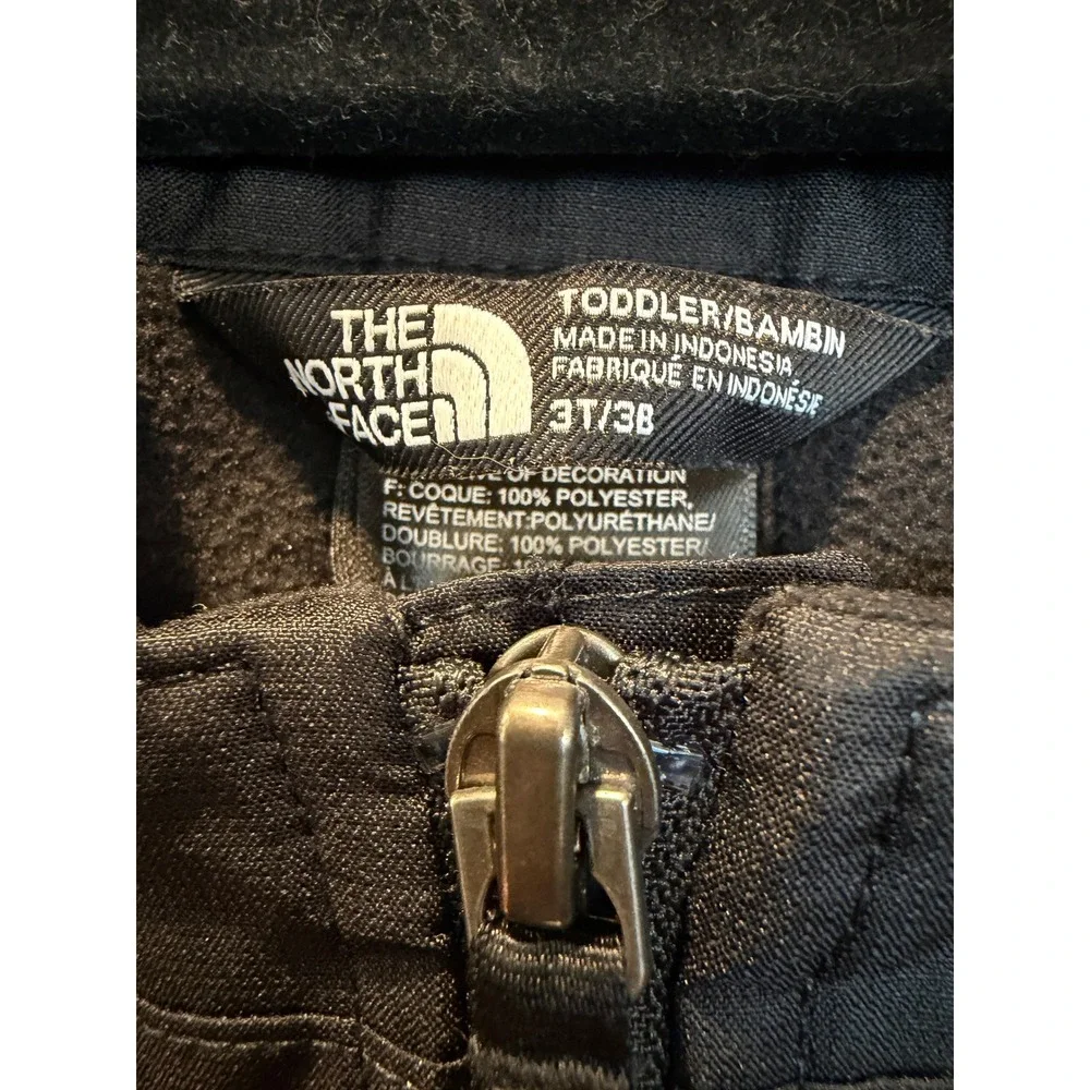 The North Face Toddler 3T Black DryVent Insulated Snow Bibs Waterproof Overalls